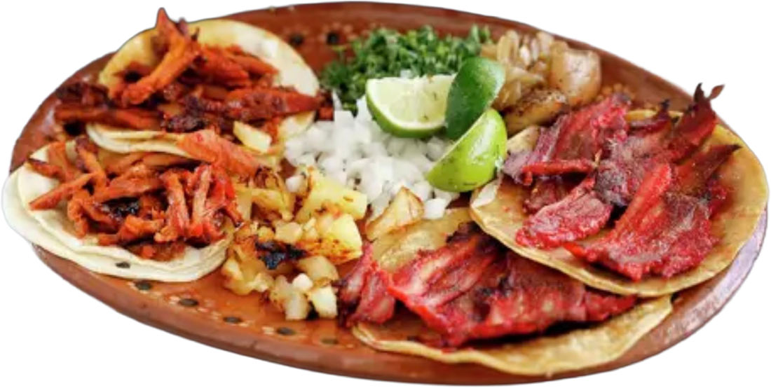 Tacos de trompo y pastor